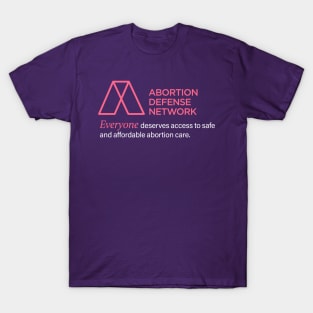 Purple, Pink and White Design T-Shirt